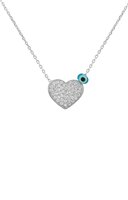 Collana Kurshuni Donna in Argento Zirconia KR107-200SP - KR107-200SP
